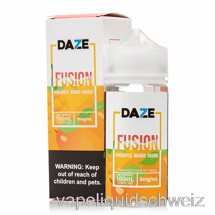 Ananas-Mango-Orange - 7 Daze Fusion - 100 Ml 0 Mg Vape Ohne Nikotin